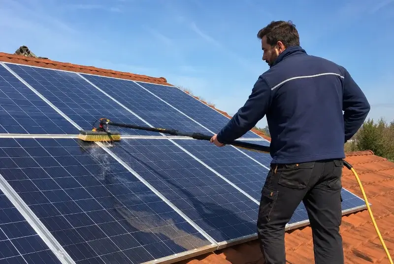 Nettoyage et entretien de panneaux solaires à Saint-Just